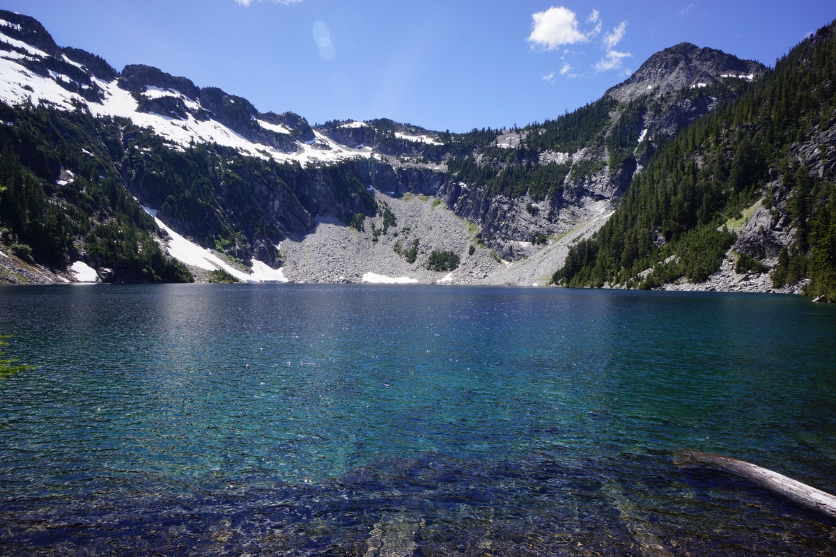 malachite lake - alpine wilderness, wa