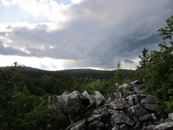 Clouds over the Dolly Sods Wilderness
