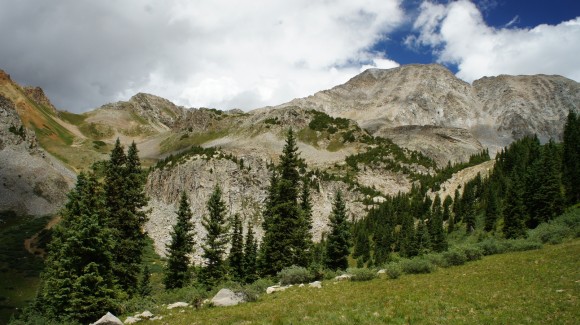 Elk Mountains in the maroon bells wilderness colorado