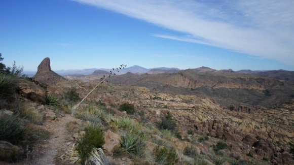 robbers roost trail south of fremont saddle