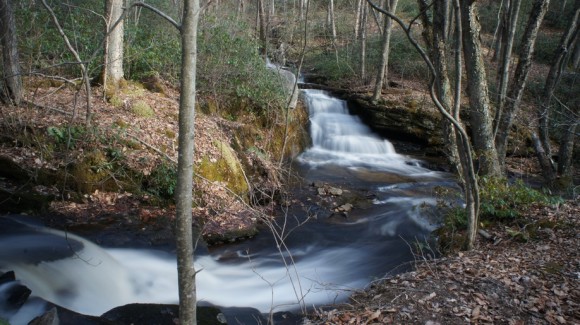 two waterfalls tiadaghton state forest backpacking