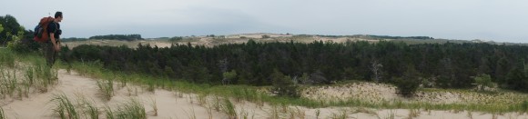 panorama shot of nordhouse dunes