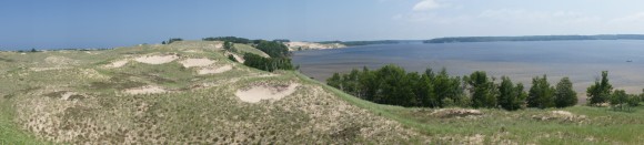 hamlin lake ludington state park nordhouse dunes wilderness panorama