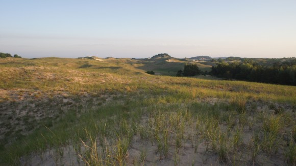 open dune field nordhouse wilderness michigan
