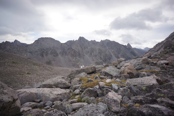 top of pass between raid peak and mount bonneville