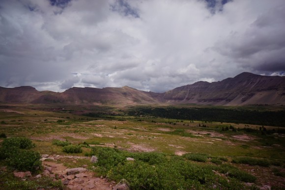 yellowstone basin view of king's peak high uintas wilderness utah