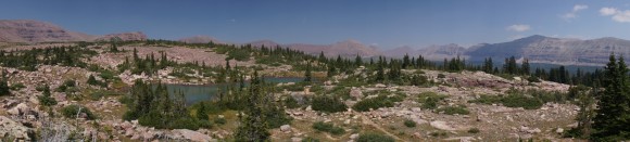 oweep basin panorama view