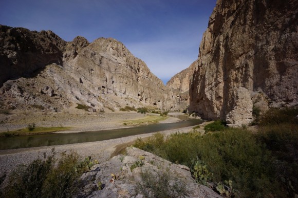 the mouth of Boquillas Canyon in mexico