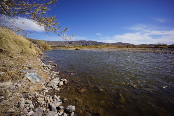 filtering water from the rio grande