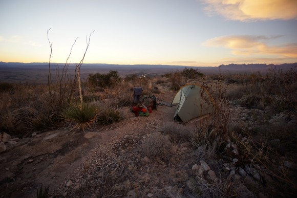 mariscal canyon overlook campsite big bend national park