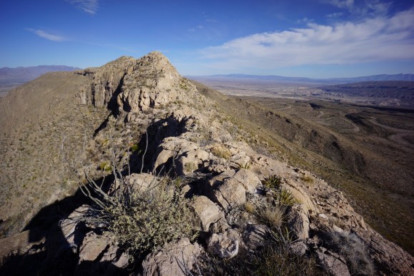 walking the spine of big bend's mariscal mountain rrange