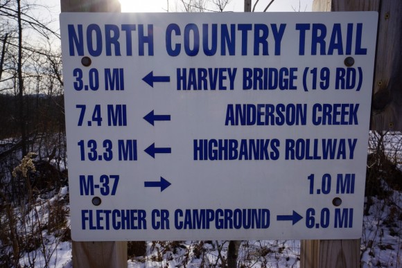 trailhead at 12 15 rd for north country trail